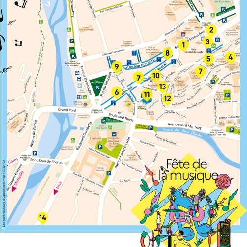 Fête de la musique à Digne les Bains 1