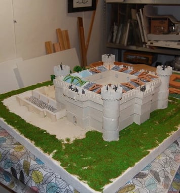 Exposition sur les traces du château de l'ordre de Saint Jean de Jérusalem