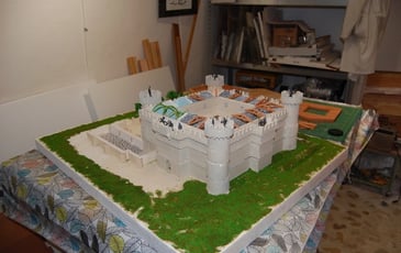 Exposition sur les traces du château de l'ordre de Saint Jean de Jérusalem