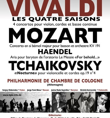 Concert — Philharmonie de Chambre de Cologne