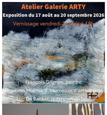Exposition autour du matériau bois, 3 artistes, 3 univers