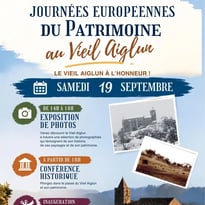 Visite de l'église du vieil Aiglun et inauguration du mémorial