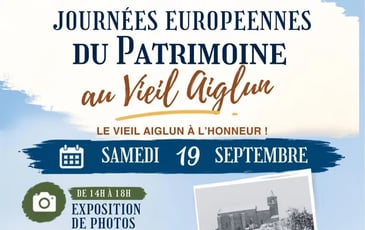 Visite de l'église du vieil Aiglun et inauguration du mémorial