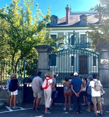 Les villas du côté ouest de Barcelonnette