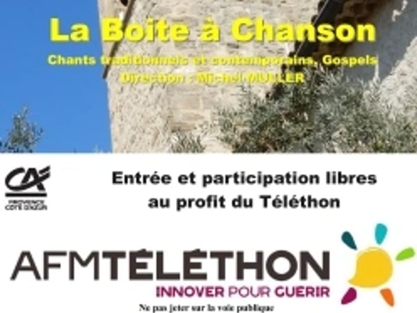 Concert au profit du Téléthon à Pierrevert